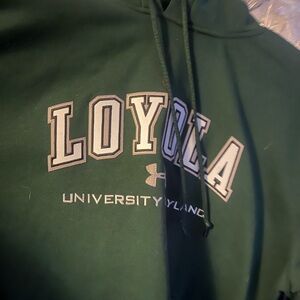Xl Loyola under armor hooded sweatshirt